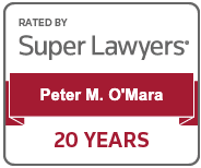 Rated By Super Lawyers | Peter M O'Mara | Twenty Years