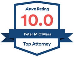 Avvo Rating 10 | Peter M. O'Mara | Top Attorney