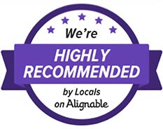 We're Highly Recommended By Locals On Alignable